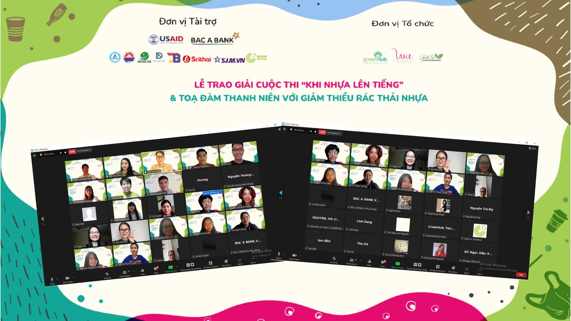 trao giai cuoc thi khi nhua len tieng nang cao nhan thuc ve giam thieu rac thai nhua hinh 1