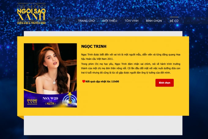 ngoc trinh bat ngo duoc de cu nu dien vien xuat sac nhat hinh 1