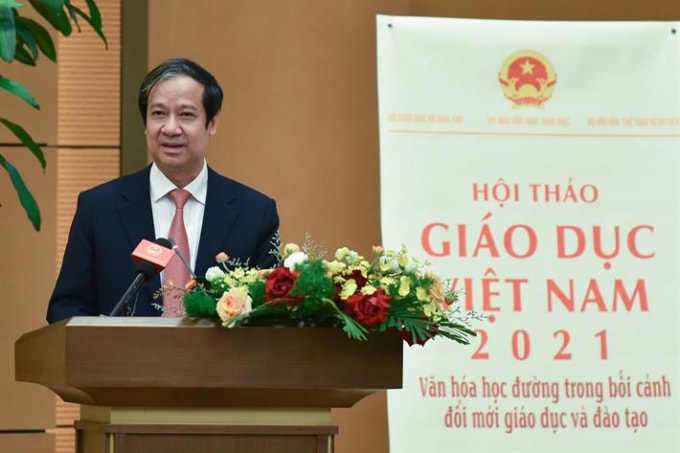bo truong nguyen kim son thay ra thay tro ra tro moi co the noi toi cac gia tri khac hinh 1