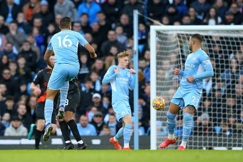 rodri lap sieu pham man city de dang danh bai everton hinh 1