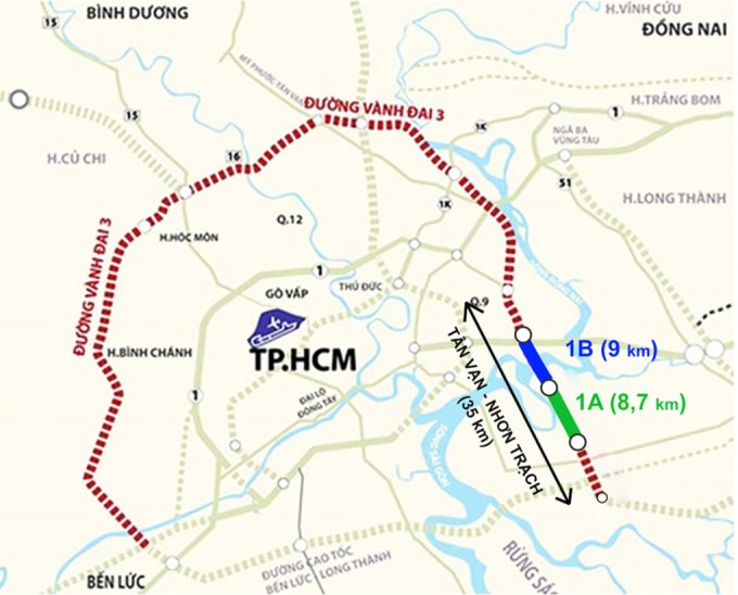 dau tu gan 5300 ty dong de khoi cong 9 km thuoc du an vanh dai 3 tp hcm hinh 1