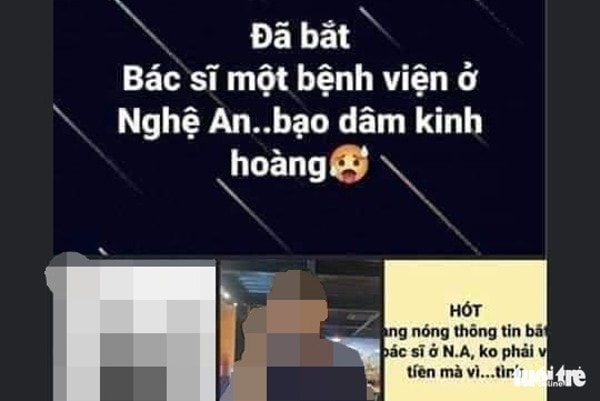 cong an dang xac minh clip bac si bao dam o nghe an hinh 1