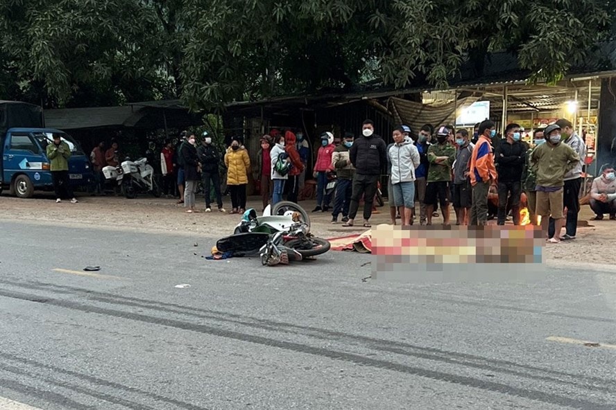 tai nan tren ql6 nguoi di xe may tu vong tai cho hinh 1