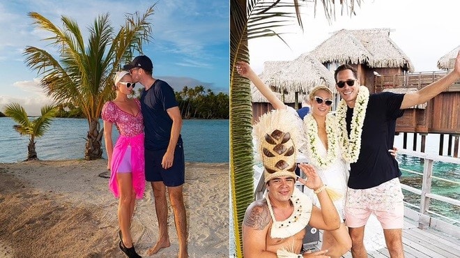 tuan trang mat ngot ngao cua paris hilton sau dam cuoi xa hoa hinh 1