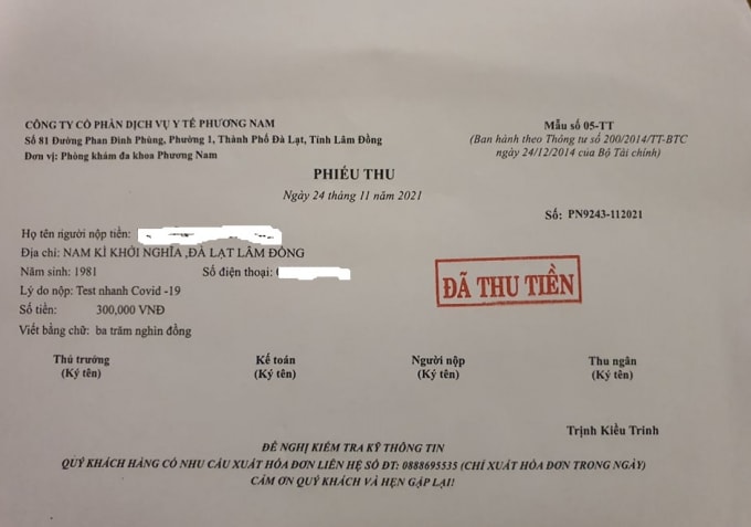da lat lam dong dau hieu chat chem test nhanh covid 19 tai phong kham da khoa phuong nam hinh 2