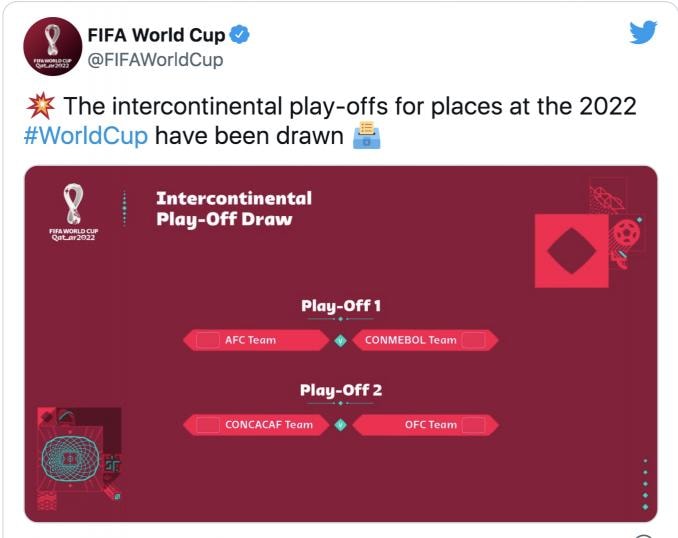dai dien chau a gap kho o vong play off world cup 2022 hinh 1