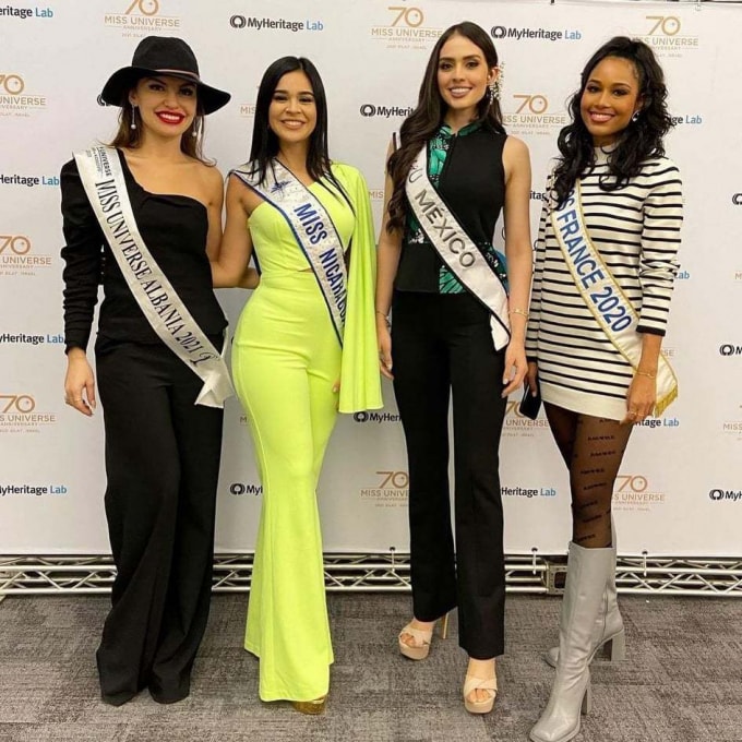 miss universe 2021 huy lich trinh ngay 2 do hoa hau phap mac covid 19 hinh 1