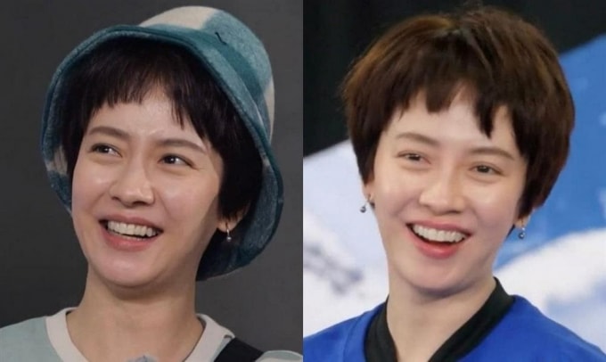 song ji hyo kem sac voi mai toc tomboy tai running man hinh 2