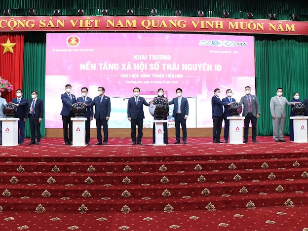 lien minh saigontel sgt  ngs ra mat nen tang cong dan so dau tien tai thai nguyen hinh 1