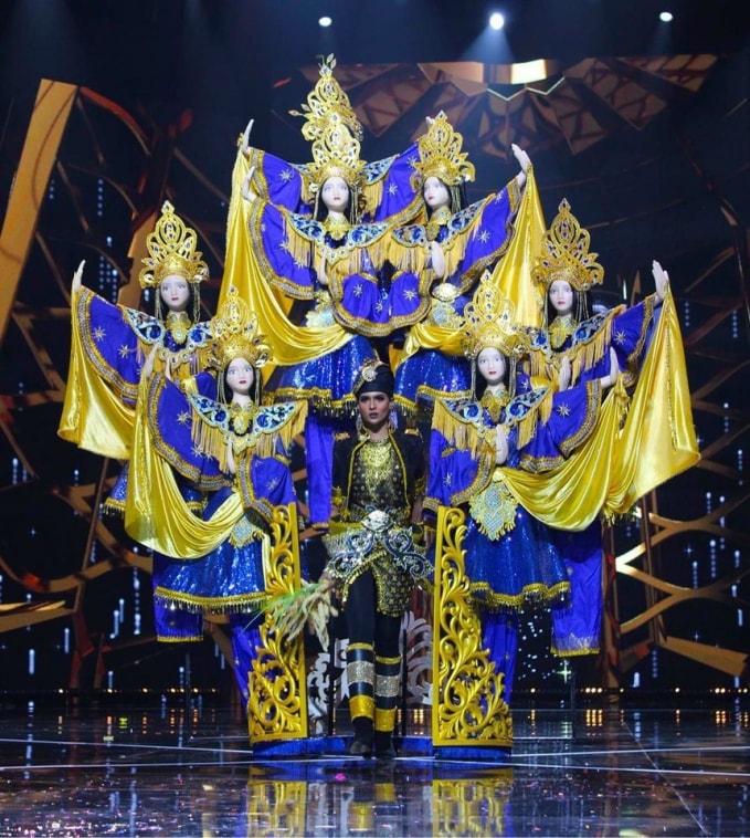 su co cua thuy tien trong phan thi trang phuc dan toc tai miss grand 2021 hinh 3