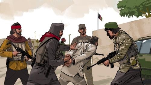 taliban bi to hanh quyet nhan vien an ninh afghanistan sau khi dau hang hinh 1