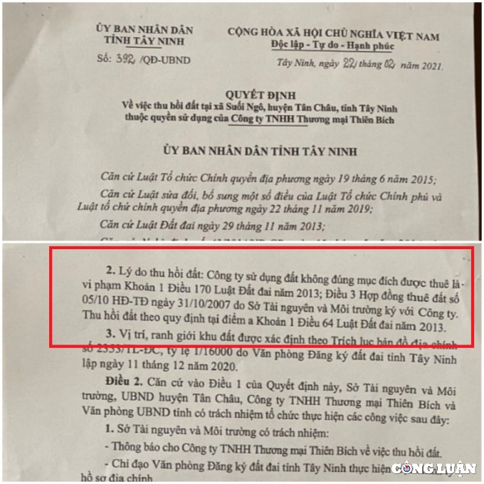 khong huong dan khong tra loi roi dot ngot thu hoi gan 600ha dat cua doanh nghiep hinh 4