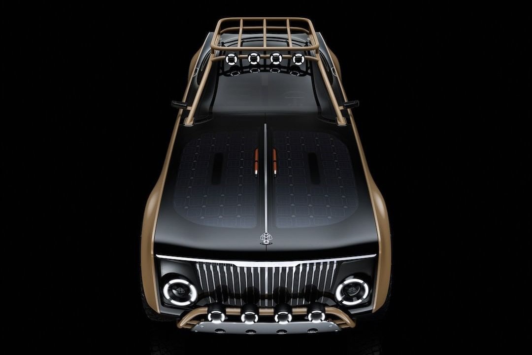 mercedes maybach bien hinh thanh xe off road chay dien hinh 9