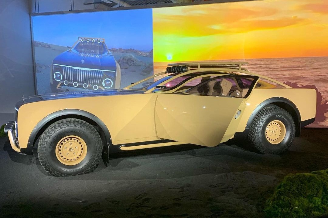 mercedes maybach bien hinh thanh xe off road chay dien hinh 5