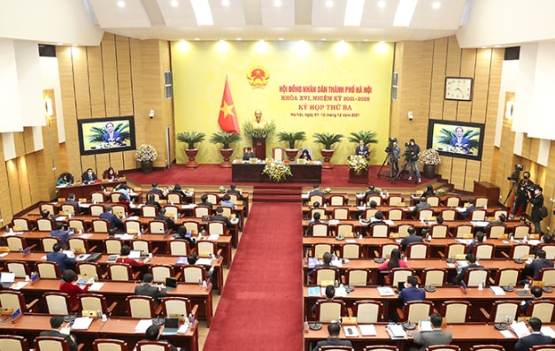 khai mac ky hop thu ba hoi dong nhan dan thanh pho ha noi khoa xvi hinh 1