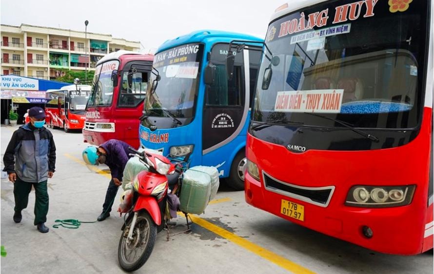 tu 8 12 hai phong hoat dong tro lai xe khach di den tp da nang hinh 1