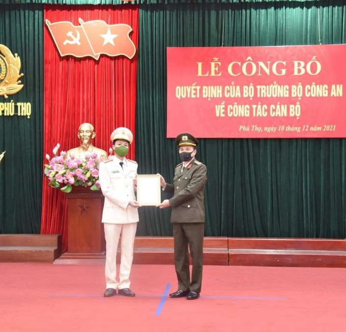 phu tho cong bo quyet dinh bo nhiem pho giam doc cong an tinh hinh 1