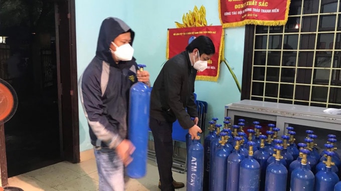 hoi doanh nhan tre viet nam trien khai mo hinh atm o xy ho tro dieu tri f0 tai hue hinh 1