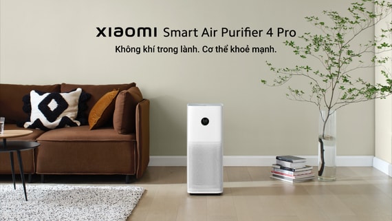 may loc khong khi xiaomi smart air purifier 4 pro ra mat tai viet nam gia 63 trieu dong hinh 1