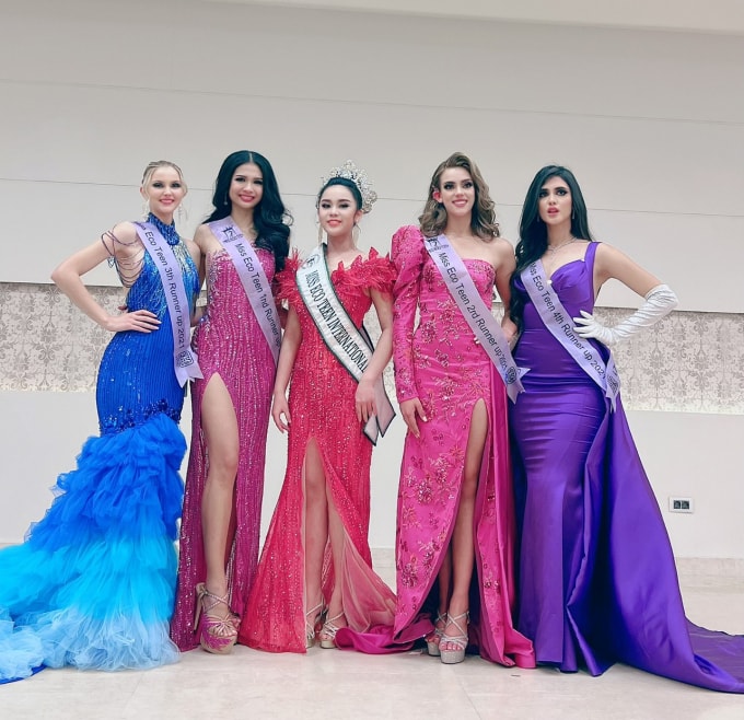 bella vu huyen dieu long lay dang quang miss eco teen international 2021 hinh 4