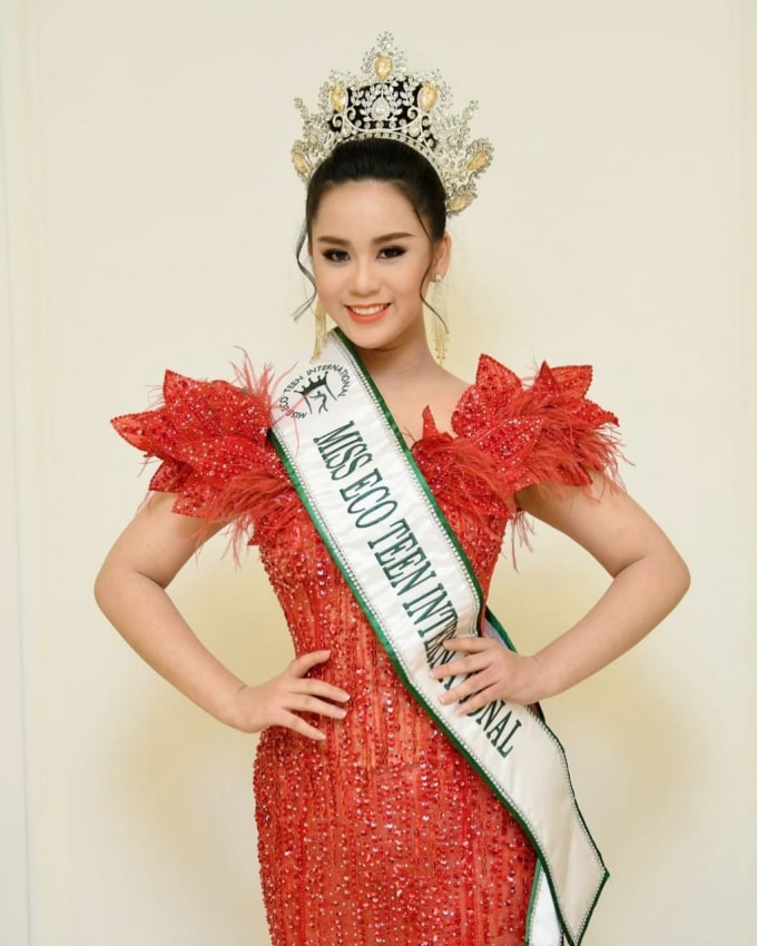 bella vu huyen dieu long lay dang quang miss eco teen international 2021 hinh 7