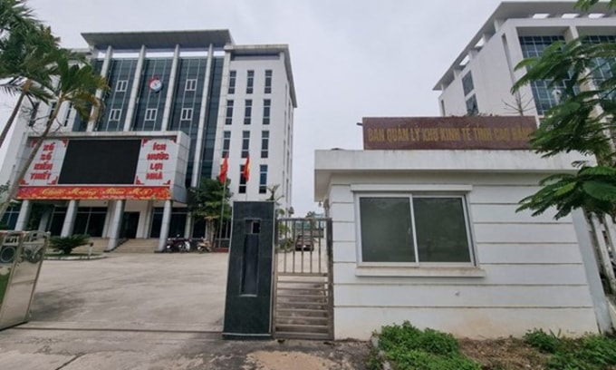 nhieu sai pham tai ban quan ly khu kinh te tinh cao bang hinh 1