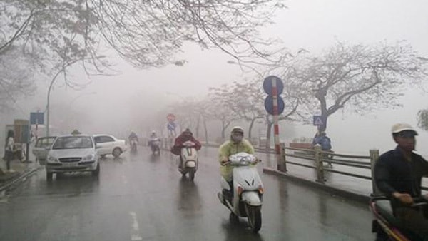 ha noi nhiet do 16 do c tinh trang suong mu keo dai hinh 1
