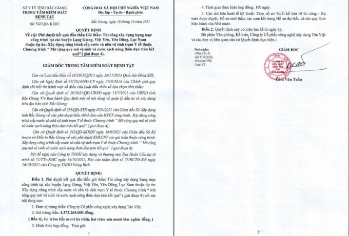vi sao cdc bac giang im lang truoc phan anh ve viec gian lan trong dau thau hinh 2