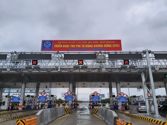 thong nhat chi thu phi khong dung tren cao toc ha noi  hai phong hinh 1