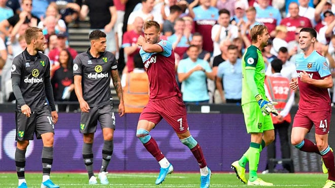 nhan dinh tran west ham vs norwich 02h45 ngay 13 1 hinh 1