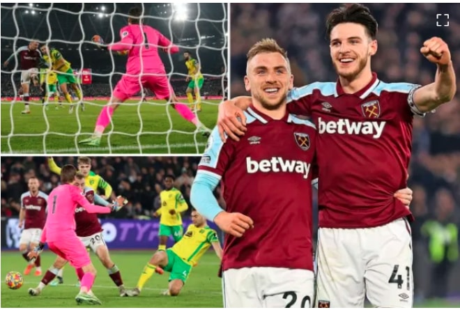 west ham day arsenal vang khoi top 4 ngoai hang anh hinh 1