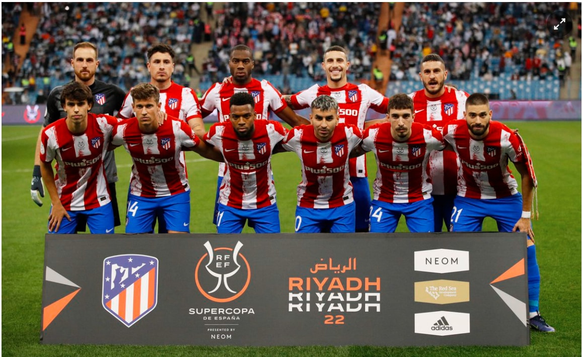 atletico madrid thua nguoc o ban ket sieu cup tay ban nha hinh 1