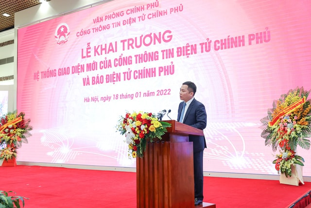 cong thong tin dien tu chinh phu khai truong he thong giao dien moi dau moc quan trong cua mot chang duong moi hinh 2