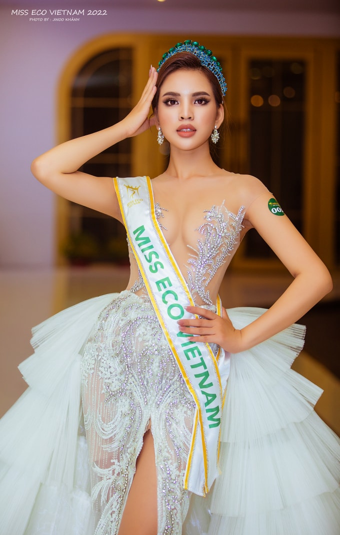 nhan sac xinh dep cua co gai e de dang quang miss eco vietnam 2022 hinh 3