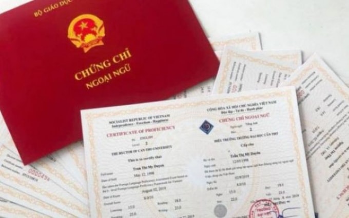 nhieu giao vien o dong nai dinh nghi van su dung chung chi ngoai ngu tin hoc khong hop phap hinh 1