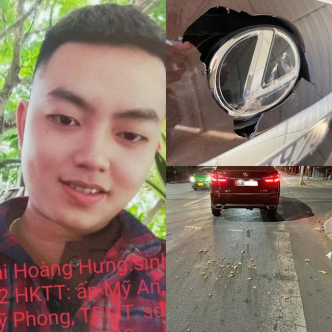 bat giu nam thanh nien dap pha xe cua thuong ta cong an hinh 1