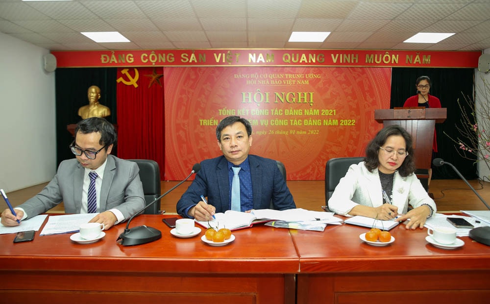 hoi nha bao viet nam tong ket cong tac dang nam 2021 va trien khai nhiem vu nam 2022 hinh 1