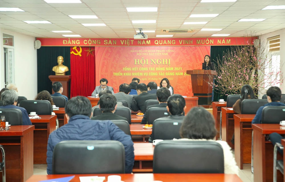hoi nha bao viet nam tong ket cong tac dang nam 2021 va trien khai nhiem vu nam 2022 hinh 3