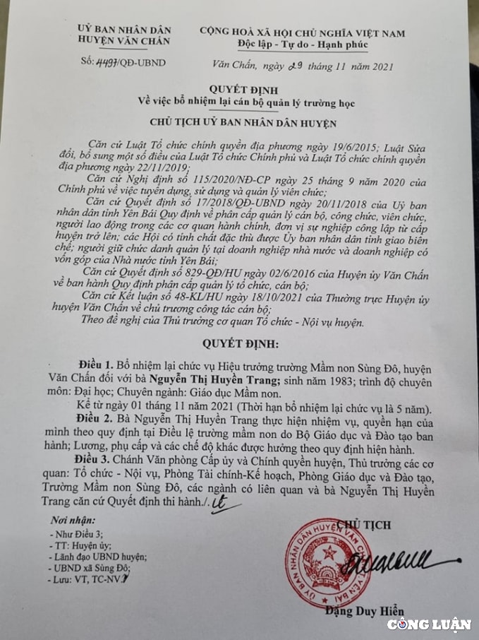 hieu truong dinh sai pham ve tai chinh khong hoan thanh nhiem vu van duoc bo nhiem lai hinh 2