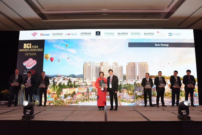 sun group lan thu 8 duoc vinh danh top 10 chu dau tu hang dau viet nam tai bci asia awards hinh 1