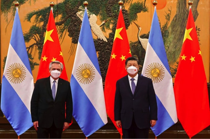 trung quoc argentina cam ket that chat quan he ve tien te va du an vanh dai con duong hinh 1