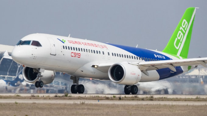 comac c919 may bay thuong mai dau tien do trung quoc san xuat hinh 1