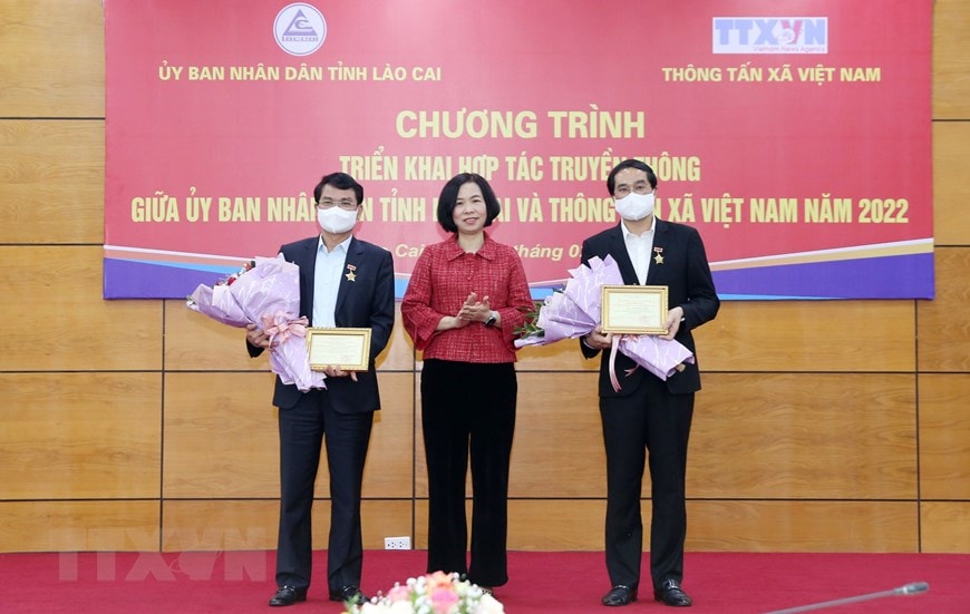 thong tan xa viet nam va ubnd lao cai tang cuong hop tac truyen thong nam 2022 hinh 1