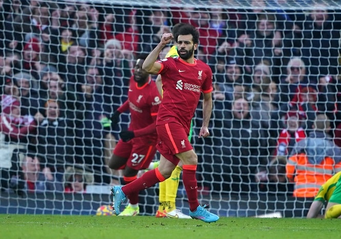 song tau salah va mane cung ghi ban liverpool thang nguoc norwich hinh 2