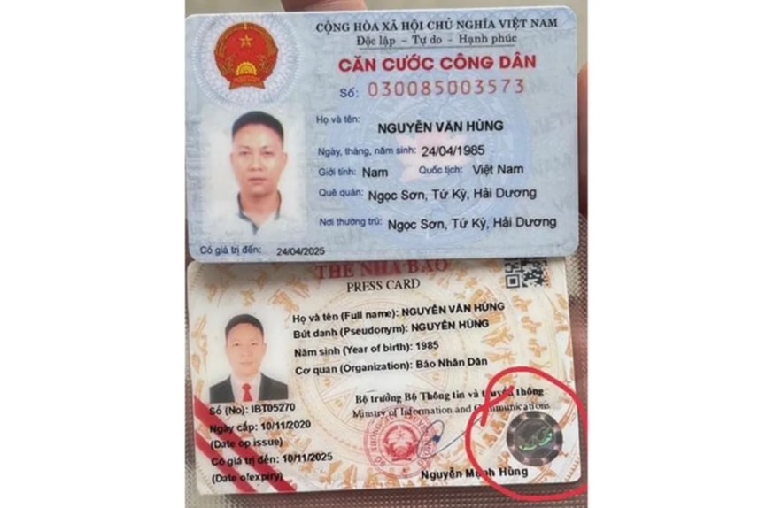 xu ly doi tuong su dung the nha bao gia mao danh phong vien bao nhan dan hinh 1