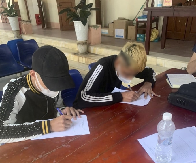 nghe an xu phat thieu nien boc dau xe may qua hinh anh tu facebook hinh 2