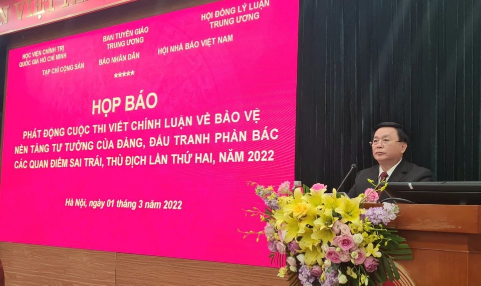 cuoc thi viet ve bao ve nen tang tu tuong cua dang lan thu 2 mo rong quy mo nang tam toan quoc hinh 1