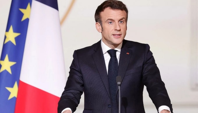 ong macron chinh thuc tai tranh cu tong thong phap hinh 1