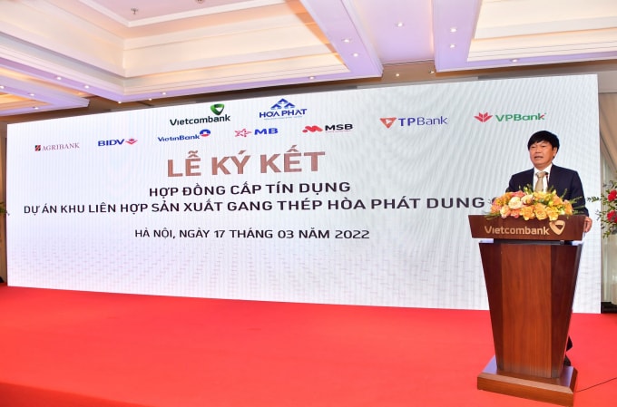 vietcombank la dau moi thu xep tin dung cho du an khu lien hop san xuat gang thep hoa phat dung quat 2 hinh 2