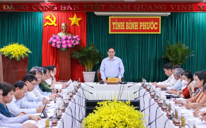 thu tuong pham minh chinh binh phuoc phai uu tien nguon luc cho phat trien duong cao toc hinh 1